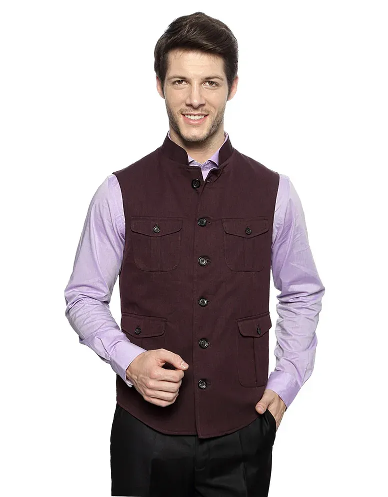 peter england half sleeve jacket