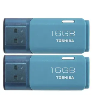 Toshiba U202A 16 GB USB 2.0 Utility Pendrive Pack of 2