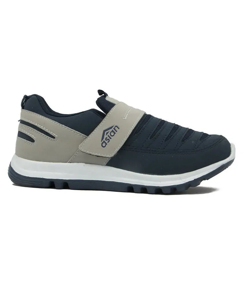 asian sneakers blue casual shoes