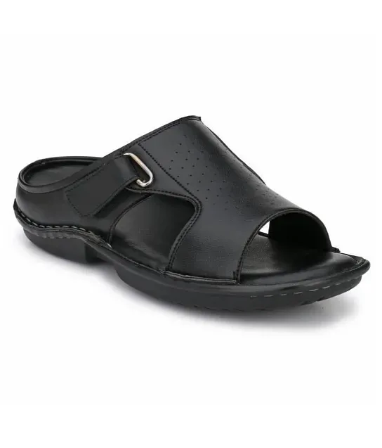shences black daily slippers